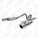 MBRP 11-12 Ford Shelby GT 500 T304 3in Cat Back Dual Split Rear Race Version 4.5in Tips mbrpS7260304