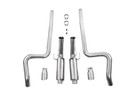 MBRP 11-14 Ford Mustang GT 5.0L Dual Split Rear Race Version T409 3in Cat Back Exhaust System mbrpS7264409