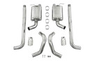 MBRP 05-09 Ford Shelby GT500 / GT Dual Split Rear Street Version 4in Tips T409 Exhaust System mbrpS7269409