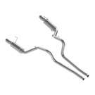 MBRP 05-09 Ford Shelby GT500 / GT Dual Split Rear Street Version 4in Tips T409 Exhaust System mbrpS7269409