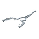 MBRP 15-18 Ford Mustang EcoBoost 2.3L T409 3in Cat Back Dual Split Rear Exit (Street Version) mbrpS7274409