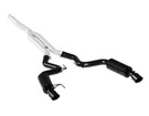 MBRP 15-18 Ford Mustang EcoBoost 2.3L Black 3in Cat Back Dual Split Rear Exit (Street Version) mbrpS7274BLK