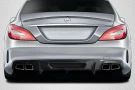 AF-1 2012-2018 Mercedes W218 CLS63 Carbon Rear Diffuser ( CFP ) - 1 Piece - 113768