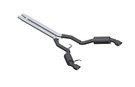 MBRP 15 Ford Mustang GT 5.0 3in Cat Back Dual Split Rear Street Version 4.5in Tips - Black Coated mbrpS7277BLK