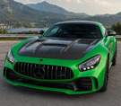 German Car Accessories 2016-2021 Mercedes AMG GT/GTS/GTC/GTR V Style Carbon Fiber Hood | C190/R190