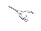 MBRP 2024+ Ford Mustang GT Armor Pro 3in Steet Profile Catback Exhaust - Stainless Steel Tips mbrpS7280304