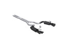 MBRP 2024 Ford Mustang GT 5.0L 3in Cat-Back Dual Split Rear - Quad Black Tips mbrpS7280BLK
