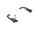 MBRP 2024 Ford Mustang GT 5.0L 2.5in Dual Rear Axle-Black Tips - Black-Coated Aluminized Steel  mbrpS7281BLK