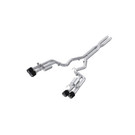 MBRP 2024 Ford Mustang Dark Horse 3in Dual Split Rear Exit Exhaust w/ Quad CF Tips - T304 mbrpS72843CF