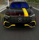 German Car Accessories 2023+ Mercedes-Benz GLC-Class/GLC43 AMG Carbon Fiber Front Lip | X254/C254
