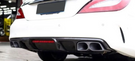 German Car Accessories 2012-2018 Mercedes-Benz CLS- Class/CLS63 AMG Carbon Fiber Rear Diffuser | W218/C218