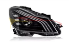 German Car Accessories 2012-2014 Mercedes-Benz C-Class LCI Style LED Headlights | W204 LCI