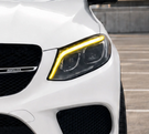 German Car Accessories 2016-2019 Mercedes-Benz GLE- Class/GLE63 CSL Style Headlights Yellow DRL Modules | W166/C292