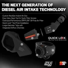 K&N NEXTGEN DIESEL DRYFLOW COLD AIR INTAKE - RAM 2500/3500; L6-6.7L - knn50-1583D