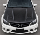 German Car Accessories 2008-2011 Mercedes C-Class A Style Carbon Fiber Hood | W204/C204