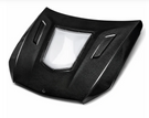 German Car Accessories 2015-2023 Mercedes C-Class/C43 AMG Glass Engine Cover V3 Style Carbon Fiber Hood | W205