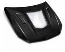 German Car Accessories 2015-2023 Mercedes C-Class/C43 AMG Glass Engine Cover V3 Style Carbon Fiber Hood | W205