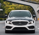 German Car Accessories 2015-2023 Mercedes C-Class/C43 AMG Glass Engine Cover V3 Style Carbon Fiber Hood | W205