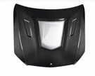 German Car Accessories 2015-2023 Mercedes C-Class/C43 AMG Glass Engine Cover V3 Style Carbon Fiber Hood | W205