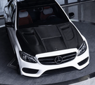 German Car Accessories 2015-2023 Mercedes C-Class/C43 AMG V Style Carbon Fiber Hood | W205