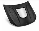 German Car Accessories 2015-2023 Mercedes C63 AMG Glass Engine Cover V2 Carbon Fiber Hood | W205