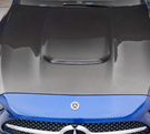 German Car Accessories 2022+ Mercedes C-Class V3 Style Carbon Fiber Hood | W206