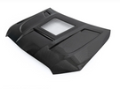 German Car Accessories 2022+ Mercedes C-Class Glass Engine Cover V2 Carbon Fiber Hood | W206