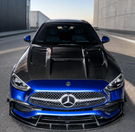 German Car Accessories 2022+ Mercedes C-Class C2 Style Carbon Fiber Hood | W206