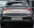 German Car Accessories 2023+ Mercedes-Benz GLC-Class Gloss Black GLC63 AMG Style Rear Diffuser with Quad Tips | C254 Coupe