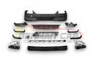 German Car Accessories 2023+ Mercedes-Benz GLC-Class Gloss Black GLC63 AMG Style Rear Diffuser with Quad Tips | C254 Coupe
