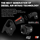 K&N NEXTGEN DIESEL DRYFLOW COLD AIR INTAKE - RAM 2500/3500; L6-6.7L - knn50-1592D