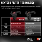 K&N NextGen Dryflow Cold Air Intake - RAM 1500 V6 3.6L F/I Dryflow® Synthetic - knn50-1564D