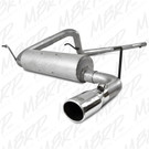 MBRP 2007-2009 Jeep Wrangler 4dr 3.8L V6 Cat Back Single mbrpS5502AL