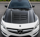 German Car Accessories 2014-2019 Mercedes CLA-Class/CLA45 AMG BK Style Carbon Fiber Hood | W117/C117/X117