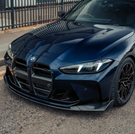 MHC+ BMW G80/G81 M3 & G82/G83 M4 CS Style Front Splitter In Pre Preg Carbon Fibre MHCP-G80G82-FS006