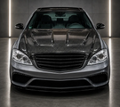German Car Accessories 2007-2013 Mercedes S-Class/S63/S65 AMG P Style Carbon Fiber Hood | W221