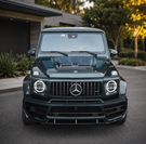 German Car Accessories 2019-2024 Mercedes G-Class/G63 AMG V3 Style Carbon Fiber Hood Scoop | W463A/W464
