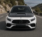 German Car Accessories 2019-2022 Mercedes A-Class/A35/A45 AMG P Style Carbon Fiber Hood | V177/W177