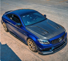 German Car Accessories 2015-2023 Mercedes C63 AMG B Style Carbon Fiber Hood | W205