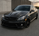 German Car Accessories 2008-2011 Mercedes C63 AMG A Style Carbon Fiber Hood | W204/C204