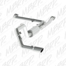 MBRP 2016+ Nissan Titan 5.6L XD 4in Tip 3in AL Cat Back Single Side mbrpS5408AL