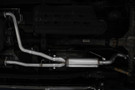 MBRP 22-23 Nissan Frontier 3.8L 3in Tip 3in Cat Back Turndown Exit Street Profile - Aluminized Steel mbrpS5409AL