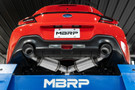 MBRP 13-16 Subaru BRZ 2.0L/ 2.4L 3in Dual Split Rear Cat Back w/Burnt End Tips- T304 mbrpS48043BE