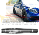 German Car Accessories 2015-2018 Mercedes-Benz C-Class/C63 AMG V2 Style Carbon Fiber Side Skirts | W205 Coupe