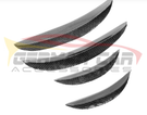 German Car Accessories 2015-2018 Mercedes-Benz C63 AMG Carbon Fiber Front Bumper Canards I W205