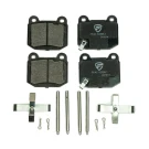 FactionFab V2 Rear Brake Pads - 2004-17 Subaru STI FFA1.10305.1