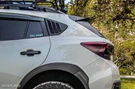 Duraflex 2018-2023 Subaru XV Crosstrek Fennec Outdoors Edition Rear Window Scoops - 2 Piece - 116000