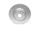 FactionFab Slotted Front Rotor V2 Dual Drilled - Subaru STI 2018-2021 FFA1.10296.1