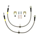 FactionFab Front Stainless Steel Brake Lines Subaru STI 2008-2017 FFA1.10091.1