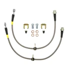 FactionFab Rear Stainless Steel Brake Lines Subaru 2008-2017 STI / 2013-2020 BRZ / 2013-2016 FR-S / 2017-2020 86  FFA1.10092.1